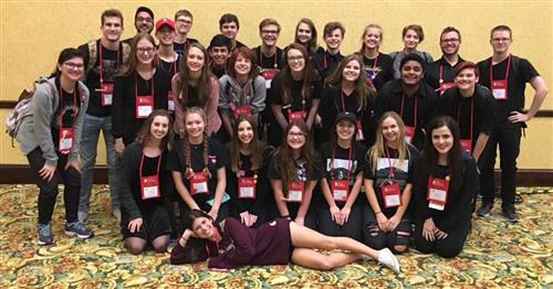 Heath Hawks Theatre Company and RHHS Thespian Troupe 7119 Compete at the Texas Thespian State Festival 